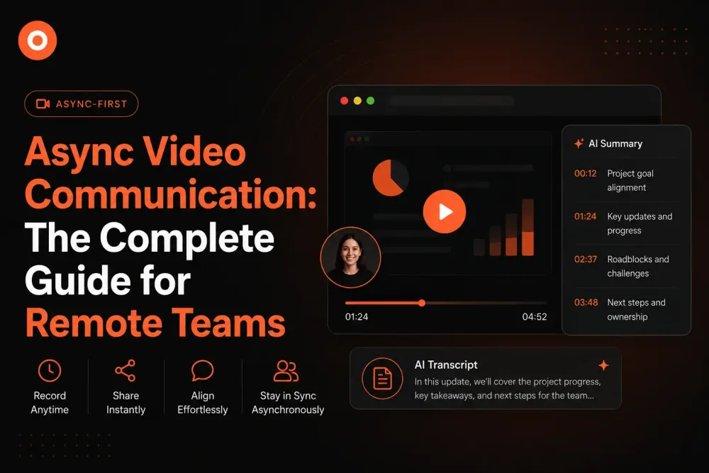Async Video Communication: The Complete Guide for Remote Teams