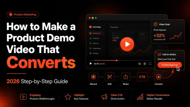 How to Make a Product Demo Video That Converts (2026 Step-by-Step Guide)