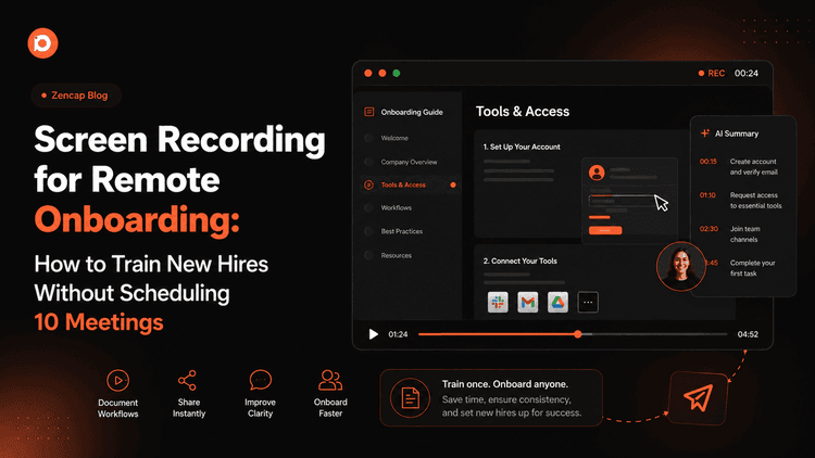 Screen Recording for Remote Onboarding